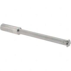 Accupro - 3/8° 3/8" Cut Diam, 1/8" Cut Width, 3/8" Shank, Solid Carbide Double-Angle Cutter - Exact Tooling