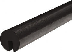 PRO-SAFE - 39" Long, Polyurethane Foam Type B+ Edge Guard - Black, 1" High x 2" Wide Side - Exact Tooling