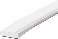 PRO-SAFE - 39" Long, Polyurethane Foam Type F Surface Guard - White, 1" High x 2" Wide Side - Exact Tooling