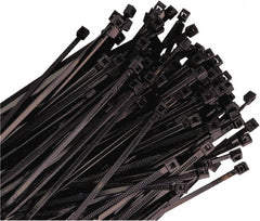 Triton - 36" Long Black Nylon Standard Cable Tie - 175 Lb Tensile Strength, 11" Max Bundle Diam - Exact Tooling