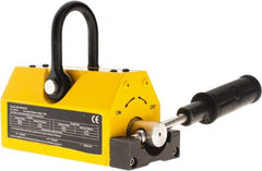 Gibraltar - 250 Lb Load Capacity, Magnetic Lifter - 2-5/8" High x 2-1/2" Wide, 2" Head/Holder Diam, 1 Poles - Exact Tooling