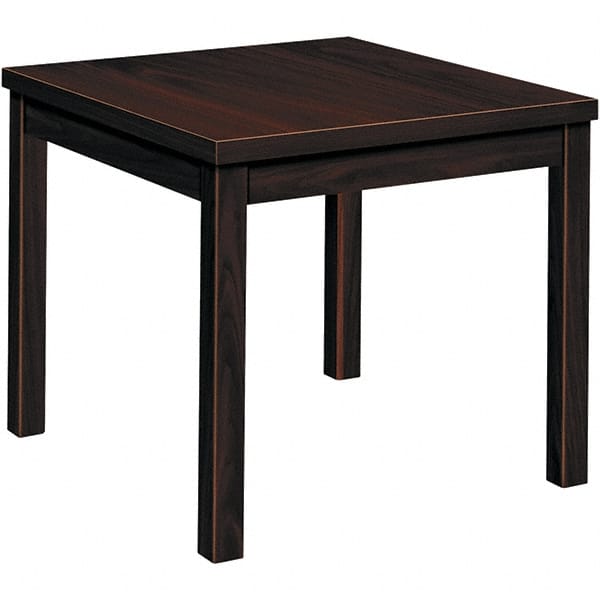 Hon - 20" Long x 24" Wide x 20" High Stationary Reception Table - Mahogany (Color), High Pressure Laminate - Exact Tooling