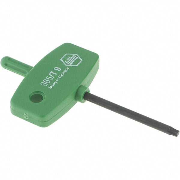 Wiha - T9 Torx Key - Wing Handle, 40mm Length Under Head, 2.9" OAL - Exact Tooling