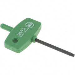 Wiha - T9 Torx Key - Wing Handle, 40mm Length Under Head, 2.9" OAL - Exact Tooling