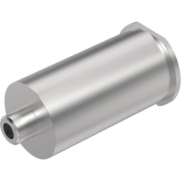 Kennametal - 20mm ID x 32mm OD, 36mm Head Diam, Slotted Hydraulic Chuck Sleeve - Steel, 70mm Length Under Head, Through Coolant - Exact Tooling