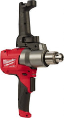 Milwaukee Tool - 18 Volt 1/2" Chuck Pistol Grip Handle Cordless Drill - 0-550 RPM, Keyed Chuck, Reversible, Lithium-Ion Batteries Not Included - Exact Tooling