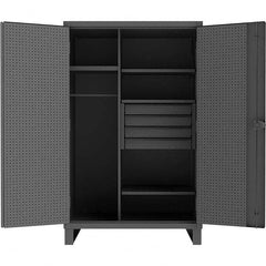 Durham - 3 Shelf 60 Bin Wardrobe Storage Cabinet - Exact Tooling