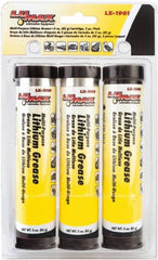 lumax - 3 oz Cartridge Lithium General Purpose Grease - High/Low Temperature, 265°F Max Temp, - Exact Tooling