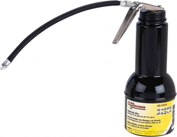 lumax - Flexible Spout, Pistol-Grip Oiler - Steel Pump, Steel Body - Exact Tooling