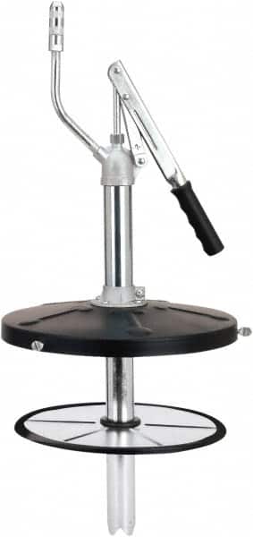 lumax - Grease Lubrication Aluminum & Steel Lever Hand Pump - For 100 to 120 Lb Container - Exact Tooling