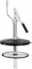 lumax - Grease Lubrication Aluminum & Steel Lever Hand Pump - For 100 to 120 Lb Container - Exact Tooling