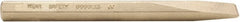 Proto - 6" OAL x 1/2" Blade Width Cold Chisel - 1/2" Tip, 1/2" Stock, Brass - Plastic Handle - Exact Tooling