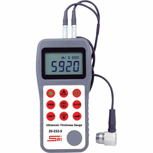 SPI - Electronic Thickness Gages Minimum Measurement (Decimal Inch): 0.0250 Maximum Measurement (Decimal Inch): 23.6200 - Exact Tooling