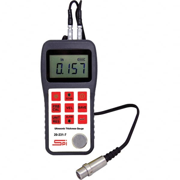 SPI - Electronic Thickness Gages Minimum Measurement (Decimal Inch): 0.0400 Maximum Measurement (Decimal Inch): 12.0000 - Exact Tooling