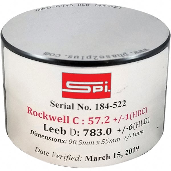 SPI - Hardness Calibration Test Blocks Type: Test Block Scale Type: Leeb D - Exact Tooling
