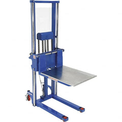 Vestil - 1,500 Lb Capacity, 63" Lift Height, Portable Workstation Manually Operated Lift - Exact Tooling