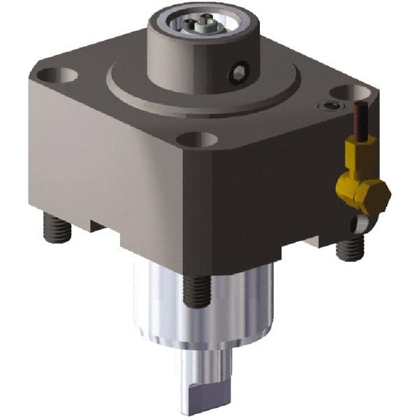 Kennametal - 3.4055" Max Cut, 59.9mm Shank Diam, Driven Tool Axial - 87mm Projection, 48mm Nose Diam, Through Coolant - Exact Tooling