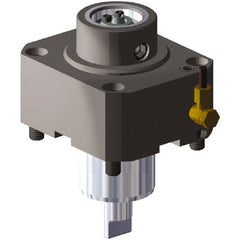 Kennametal - 3.622" Max Cut, 59.9mm Shank Diam, Driven Tool Axial - 92mm Projection, 63mm Nose Diam, Through Coolant - Exact Tooling