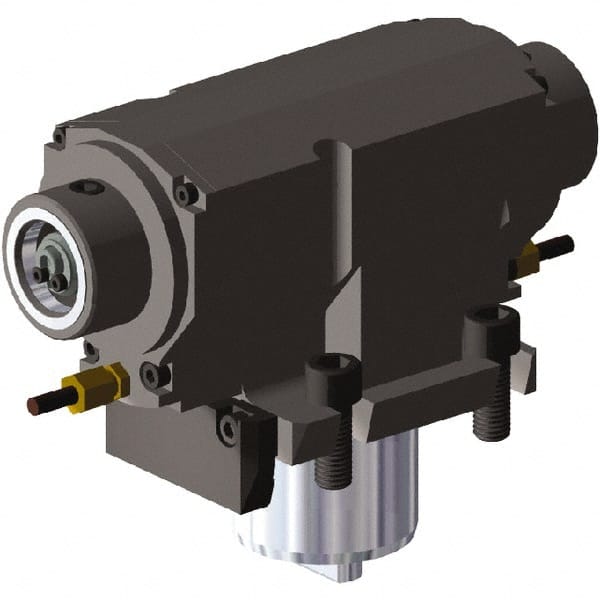 Kennametal - 4.213" Max Cut, 60mm Shank Diam, Driven Tool Radial - 70mm Projection, 48mm Nose Diam, Through Coolant - Exact Tooling