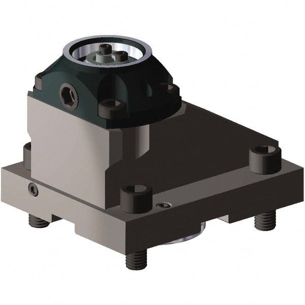 Kennametal - 3.858" Max Cut, 60mm Shank Diam, Static Tool Axial - 98mm Projection, Through Coolant - Exact Tooling