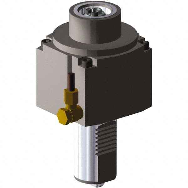 Kennametal - 3.74" Max Cut, 40mm Shank Diam, Driven Tool Axial - 95mm Projection, 48mm Nose Diam - Exact Tooling