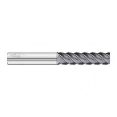 3/8 LONG CARBIDE 5FL SQUARE END - Exact Tooling