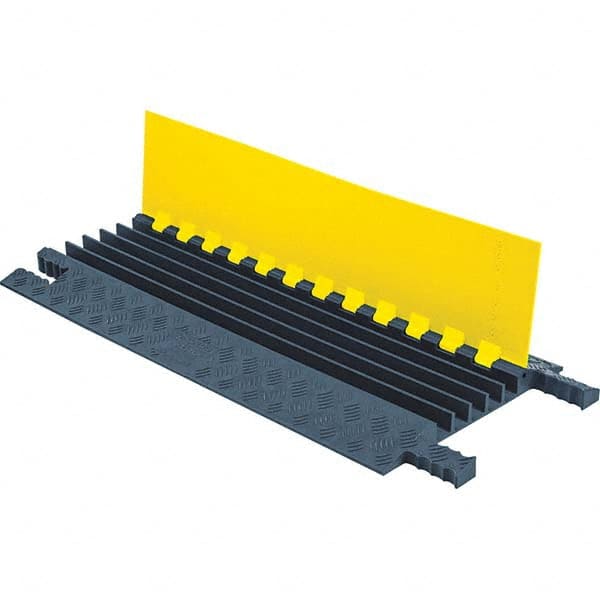 Checkers - On Floor Cable Covers Cover Material: Polyurethane Number of Channels: 5 - Exact Tooling