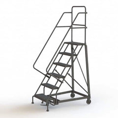 TRI-ARC - Rolling & Wall Mounted Ladders & Platforms Type: Rolling Warehouse Ladder Style: Rolling Safety Ladder - Exact Tooling