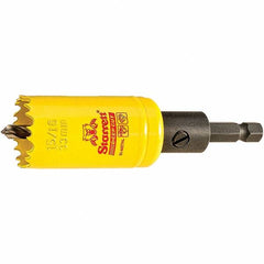 Starrett - 1-5/16" Diam, 2" Cutting Depth, Hole Saw - High Speed Steel Saw, Toothed Edge - Exact Tooling