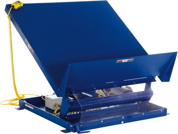 Vestil - 4,000 Lb Capacity Electric Scissor Lift Table - 8" to 40" Lift Height, 48" Platform Length x 48" Platform Width - Exact Tooling