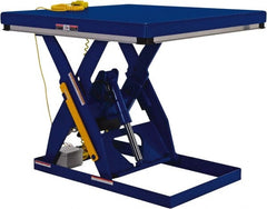 Vestil - 1,000 Lb Capacity Electric Scissor Lift - 7" to 43" Lift Height, 48" Platform Length x 48" Platform Width - Exact Tooling