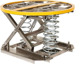 Vestil - 4,500 Lb Capacity Manual Scissor Lift - 9" to 27-3/4" Lift Height, 36-3/4" Platform Length x 36" Platform Width - Exact Tooling