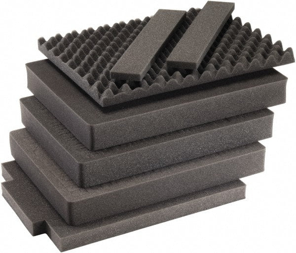 Pelican Products, Inc. - Tool Box Foam Foam Set - 16" Wide x 11-5/8" Deep x 33-1/4" High, Black, For Pelican Case 1615 - Exact Tooling