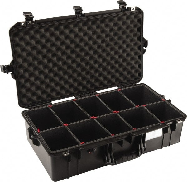 Pelican Products, Inc. - Tool Box Foam Divider Set - 28-7/8" Long x 16-3/4" Wide x 9-1/8" High, Black, For Pelican Case 1605 - Exact Tooling