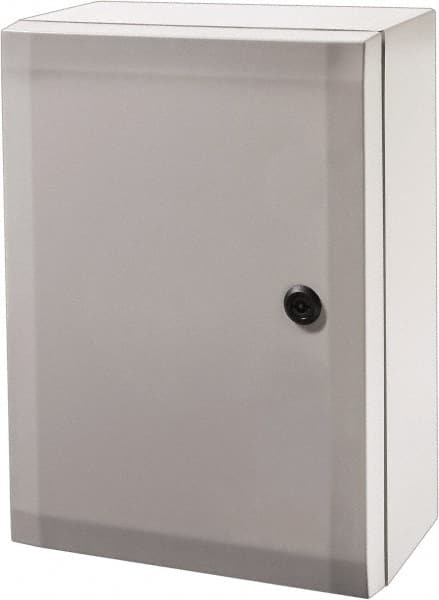 Fibox - Polycarbonate Standard Enclosure Hinge Cover - NEMA 4, 4X, 5.91" Wide x 7.87" High x 11.81" Deep, Impact Resistant - Exact Tooling