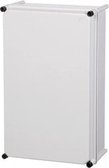 Fibox - Polycarbonate Standard Enclosure Screw Cover - NEMA 1, 3, 3S, 4, 4X, 6, 6P, 12, 7.09" Wide x 11.02" High x 11.02" Deep, Impact Resistant - Exact Tooling
