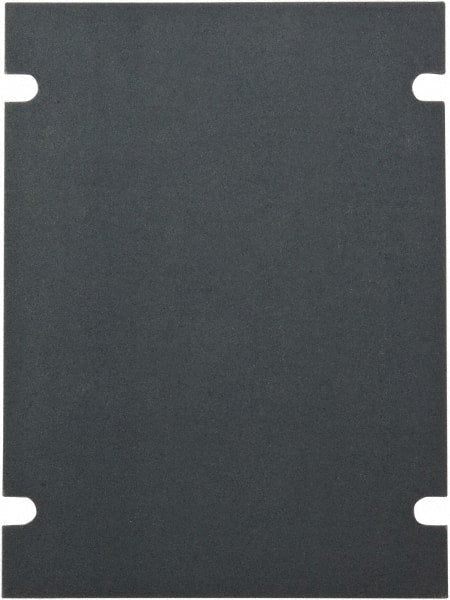 Fibox - 20.4" OAW x 9.4" OAH Electrical Enclosure Back Panel - 20.4" x 9.4" Box, Steel, Use with SOLID Series - Exact Tooling