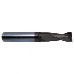 3/4 Dia. x 5 Overall Length 2-Flute Square End Solid Carbide SE End Mill-Round Shank-Center Cut-Super-A - Exact Tooling