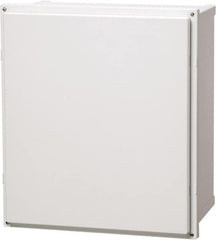 Fibox - Polycarbonate Standard Enclosure Screw Cover - NEMA 4, 4X, 6, 6P, 12, 13, 8" Wide x 8" High x 4" Deep, Impact, Moisture & Corrosion Resistant, Dirt-tight & Dust-tight - Exact Tooling