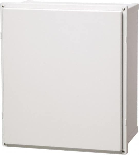 Fibox - Polycarbonate Standard Enclosure Screw Cover - NEMA 4, 4X, 6, 6P, 12, 13, 8" Wide x 10" High x 6" Deep, Impact, Moisture & Corrosion Resistant, Dirt-tight & Dust-tight - Exact Tooling