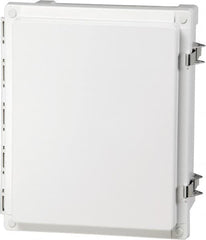 Fibox - Polycarbonate Standard Enclosure Hinge Cover - NEMA 4, 4X, 6, 6P, 12, 13, 8" Wide x 8" High x 4" Deep, Impact, Moisture & Corrosion Resistant, Dirt-tight & Dust-tight - Exact Tooling