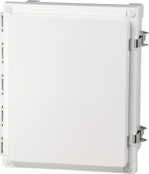 Fibox - Polycarbonate Standard Enclosure Hinge Cover - NEMA 4, 4X, 6, 6P, 12, 13, 10" Wide x 12" High x 6" Deep, Impact, Moisture & Corrosion Resistant, Dirt-tight & Dust-tight - Exact Tooling