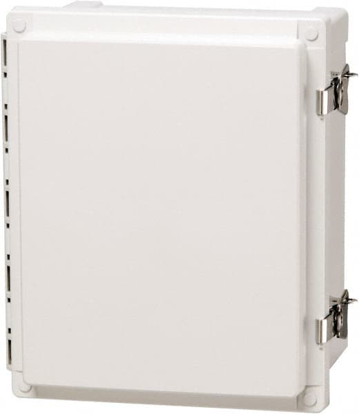 Fibox - Polycarbonate Standard Enclosure Hinge Cover - NEMA 4, 4X, 6, 6P, 12, 13, 8" Wide x 8" High x 4" Deep, Impact, Moisture & Corrosion Resistant, Dirt-tight & Dust-tight - Exact Tooling