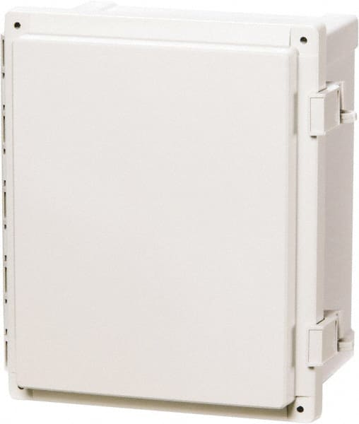 Fibox - Polycarbonate Standard Enclosure Hinge Cover - NEMA 4, 4X, 6, 6P, 12, 13, 8" Wide x 8" High x 4" Deep, Impact, Moisture & Corrosion Resistant, Dirt-tight & Dust-tight - Exact Tooling