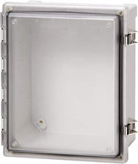 Fibox - Polycarbonate Standard Enclosure Hinge Cover - NEMA 4, 4X, 6, 6P, 12, 13, 8" Wide x 10" High x 4" Deep, Impact, Moisture & Corrosion Resistant, Dirt-tight & Dust-tight - Exact Tooling
