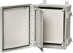 Fibox - Electrical Enclosure Aluminum Swing Panel Hinge Kit - For Use with ARCA JIC - Exact Tooling