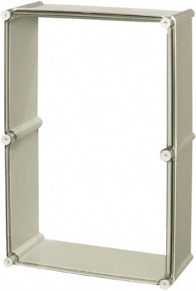 Fibox - 4X NEMA Rated, Electrical Enclosure Polycarbonate Extension Frame for Enclosures - For Use with SOLID - Exact Tooling