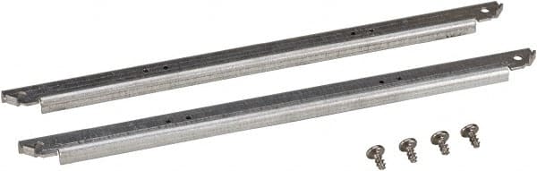 Fibox - Electrical Enclosure Aluminum DIN Rail Frame Set - For Use with ARCA IEC - Exact Tooling