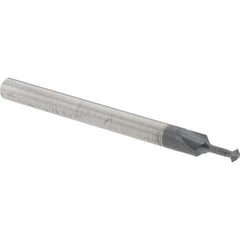 Accupro - 5/64° 5/64" Cut Diam, 0.039" Cut Width, 1/8" Shank, Solid Carbide Double-Angle Cutter - Exact Tooling