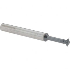 Accupro - 1/4° 1/4" Cut Diam, 0.072" Cut Width, 1/4" Shank, Solid Carbide Double-Angle Cutter - Exact Tooling